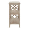 Heritage Natural Wash Two Tier Wooden Bookshelf