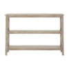 Heritage Two Tier Natural Wash Wooden Bookshelf
