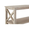 Heritage Natural Wash Two Tier Wooden Bookshelf
