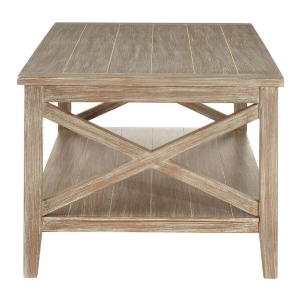 Heritage Natural Wash Rectangular Wooden Coffee Table