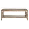Heritage Natural Wash Rectangular Wooden Coffee Table