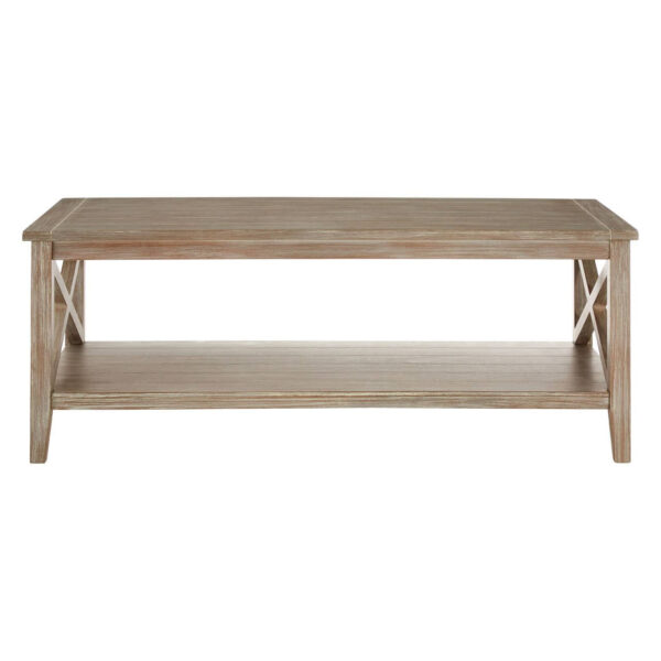 Heritage Natural Wash Rectangular Wooden Coffee Table
