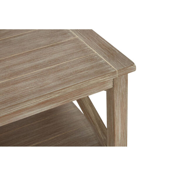 Heritage Natural Wash Rectangular Wooden Coffee Table