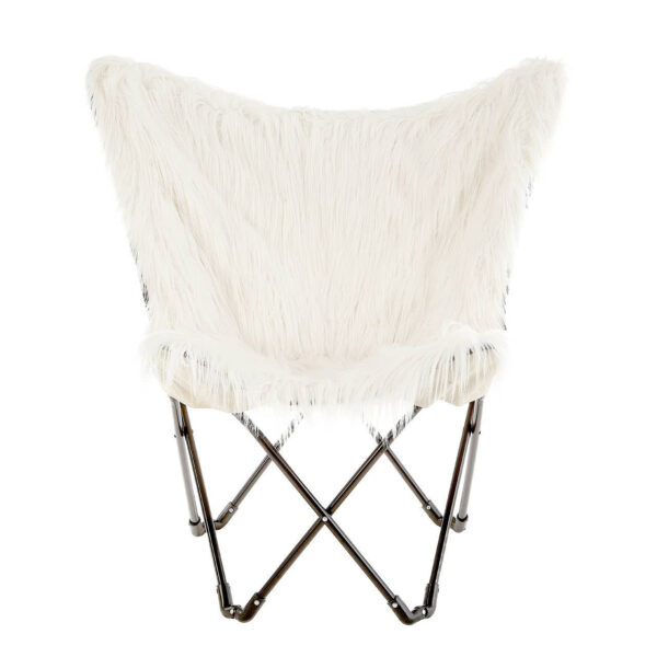 2405448__86761.1767601560.jpg Inca White Faux Fur Round Footstool
