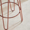 District Faux Fur Hairpin Bar Stool