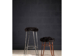 District Black Bar Stool