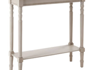 Heritage Vintage Grey Rectangular Wooden Console Table