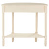 Heritage Half Moon Ivory Wooden Console Table with 1 Drawer