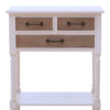 Heritage 3 Drawer White Wooden Console Table