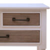 Heritage 3 Drawer White Wooden Console Table