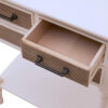 Heritage 3 Drawer White Wooden Console Table