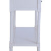 Heritage 2 Drawer White Wooden Console Table
