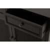 Heritage Black Wash Rattan and Wooden Two Door Sideboard