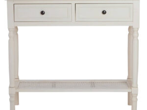 2405809__12513.1767160576.jpg Heritage White Wooden Console Table with 2 Drawer