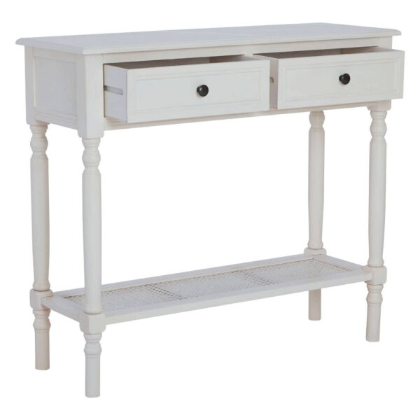 2405809_fcn_01__57540.1767160576.jpg Heritage White Wooden Console Table with 2 Drawer