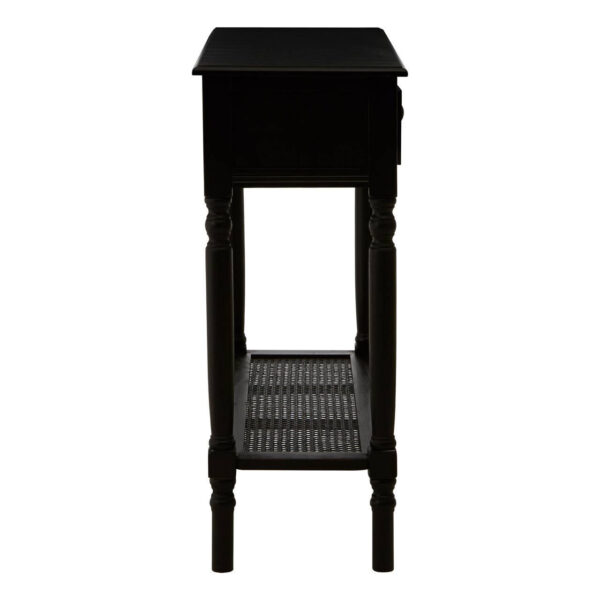 2405810_02__13059.1754495721.jpg Heritage Two Drawer Black Finish Wooden Console Table with Shelf
