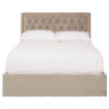 Hannah Mink Velvet Ottoman Double Bed