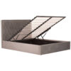 Hannah Grey Ottoman King Bed