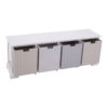 New England 4 Drawer Bench