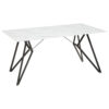 Weston Marble Effect Dining Table with 6 Chairs Set