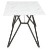 Weston Marble Effect Dining Table with 6 Chairs Set