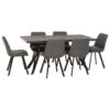 Westford Rectangle Dining Table with 6 Chairs Set