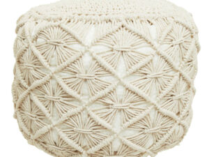 West Village Knitted Pouffe