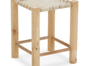 West Village Off White Stool