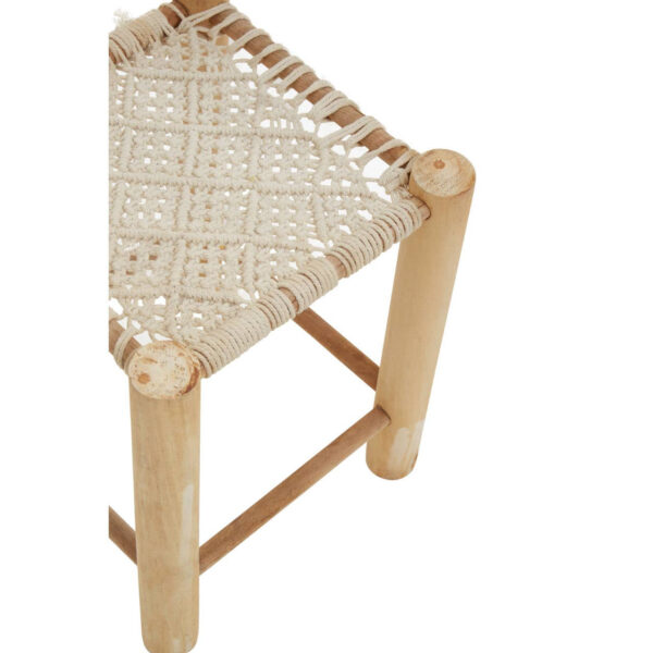 West Village Off White Stool