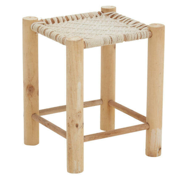 West Village Off White Stool