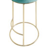 Manhattan Green Velvet Tall Bar Stool