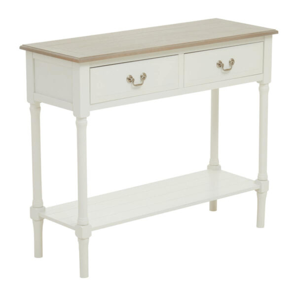 2406189_01_1__98980.1754497789.jpg Heritage 2 Drawer White Rectangular Wooden Console Table