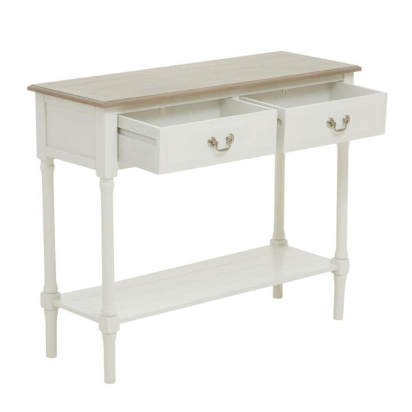 2406189_02_1__61310.1767088772.jpg Heritage 2 Drawer White Rectangular Wooden Console Table