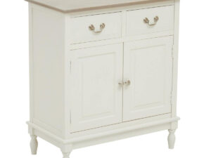 Heritage 2 Drawer White Wooden Sideboard