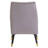 Loretta Mink Velvet Accent Chair With Wooden legs