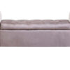 Loretta Mink Velvet Ottoman Storage Bench