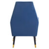 Loretta Midnight Blue Velvet Button Detail Chair