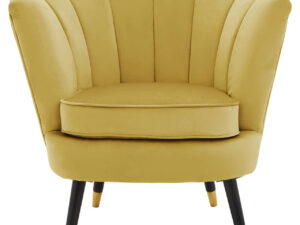 Loretta Pistachio Velvet Shell Accent Chair