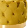 Loretta Pistachio Velvet Stool With Matte Gold Finish Base