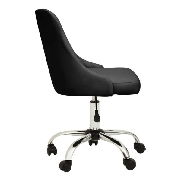 2406475_03__38462.1767338618.jpg Brent Ribbed Black And Chrome Home Office Chair
