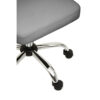Brent Grey Leather Effect Home Office Chair