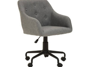 Brent Tufted Grey And Black Home Office Chair