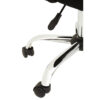 Brent Black And Chrome Home Office Chair