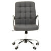 2406486_01__55103.1767764265.jpg Brent Grey Leather Effect And Chrome Home Office Chair