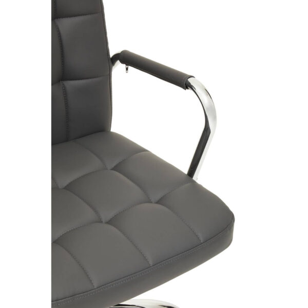 2406486_mac_01__39202.1767764265.jpg Brent Grey Leather Effect And Chrome Home Office Chair