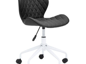 Brent Black And White Home Office Chair
