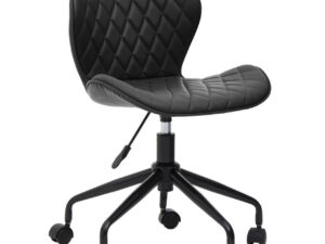 Brent Black Armless Home Office Chair