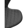 Brent Black Armless Home Office Chair