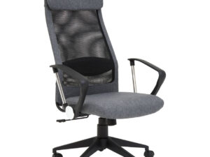2406498__86678.1767260391.jpg Brent Black Mesh And Grey Fabric Home Office Chair