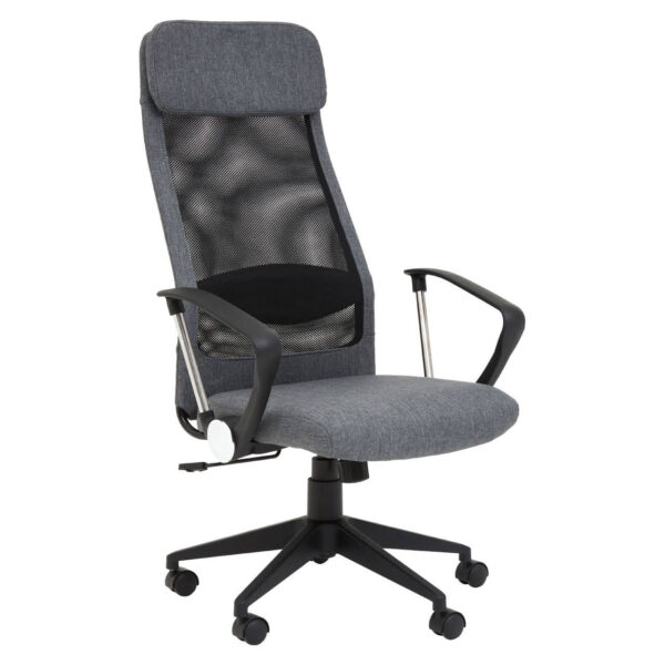 2406498__86678.1767260391.jpg Brent Black Mesh And Grey Fabric Home Office Chair